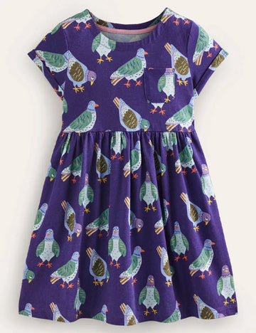Porumbel rochie completă imprimată